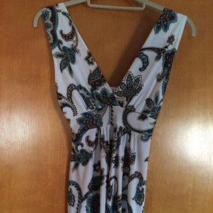 SILKY PAISLEY SUMMER TOP